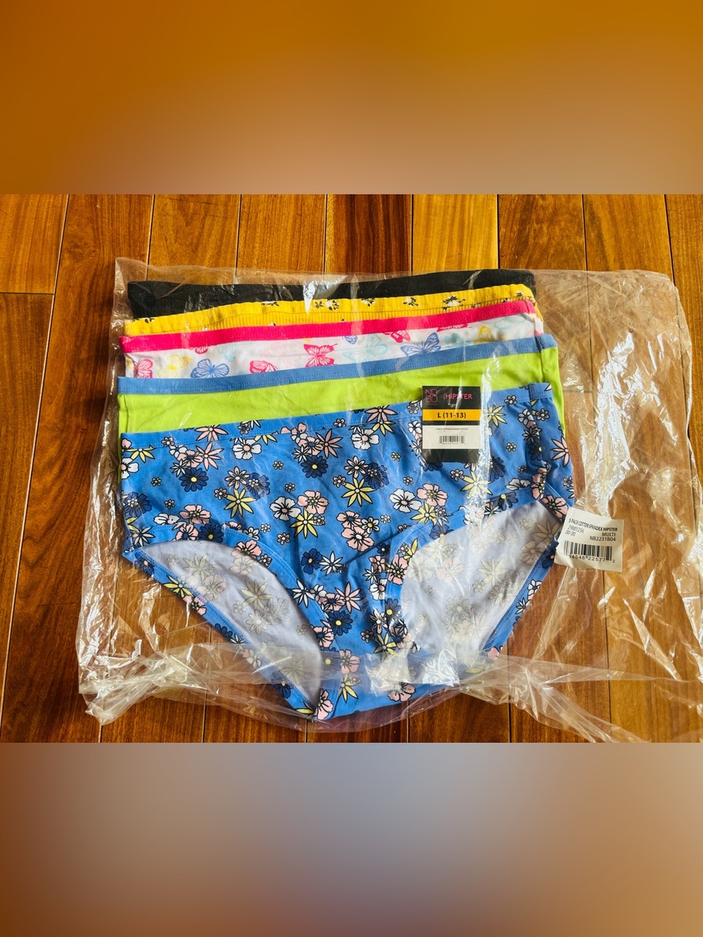 NWT No Boundaries Cotton Hipster Panty Set